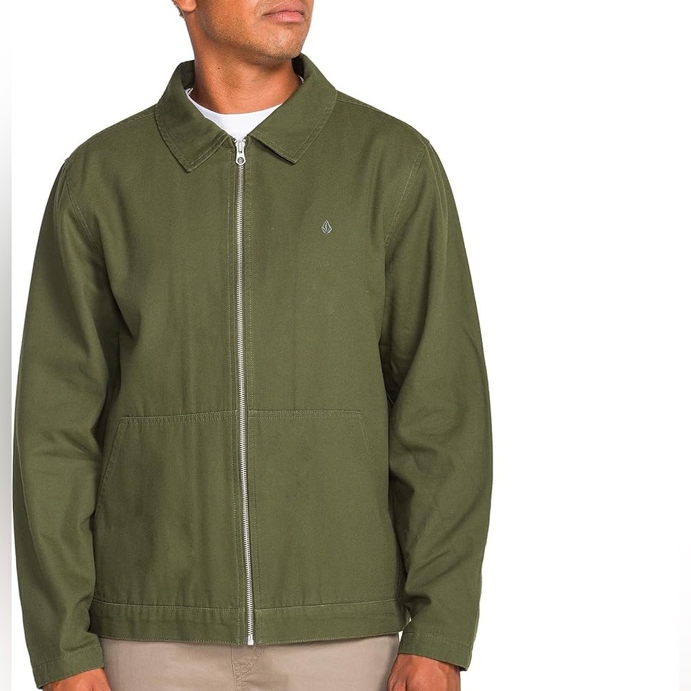 Volcom Men's Palm Drive Faux Sherpa Lined Jacket – Utility Workwear